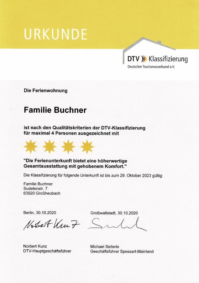 Ferienwohnung Familie Buchner Großheubach Eksteriør billede